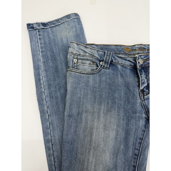 Wet Seal Jeans Juniors Jeans Size 7 Long Denim Jeans Y2K - Picture 3 of 13